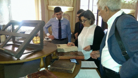 Delegation des Übersetzungszentrums  in der Tschechischen Nationalbibliothek