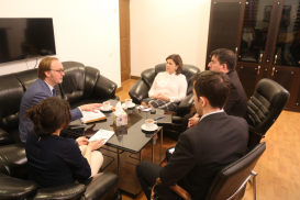 Официальный представитель посольства Франции в Азербайджане посетил Переводческий Центр