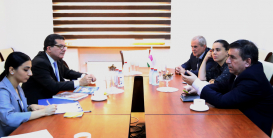 Chargé d'affaires of Chile in Baku Visits AzSTC