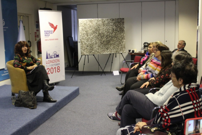 В Лондоне состоялась презентация сборника стихов Лейлы Алиевой "Мир тает как сон...", изданной на английском языке