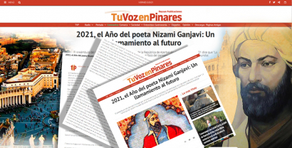 Nizami Ganjavi Appears on a Spain Portal