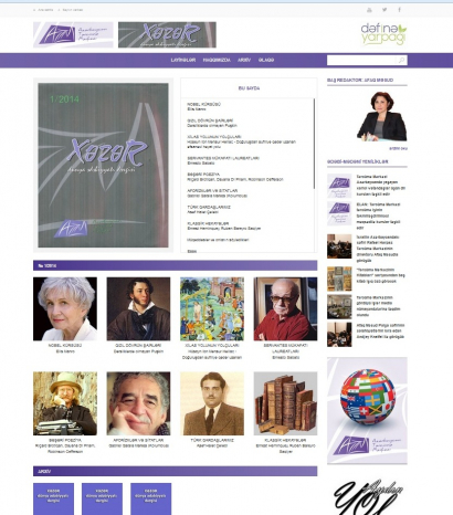 بدأ الموقع الإلكتروني لمجلة "الخزر" للأدب العالمي بنشاطته
